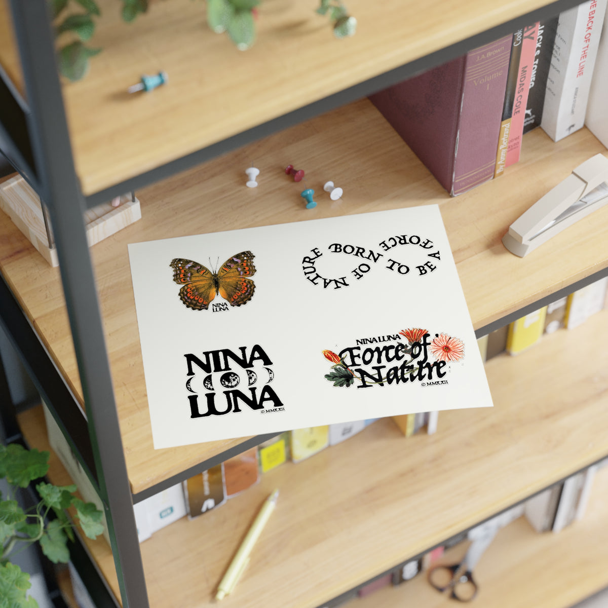 Nina Luna 4-Sticker Sheet